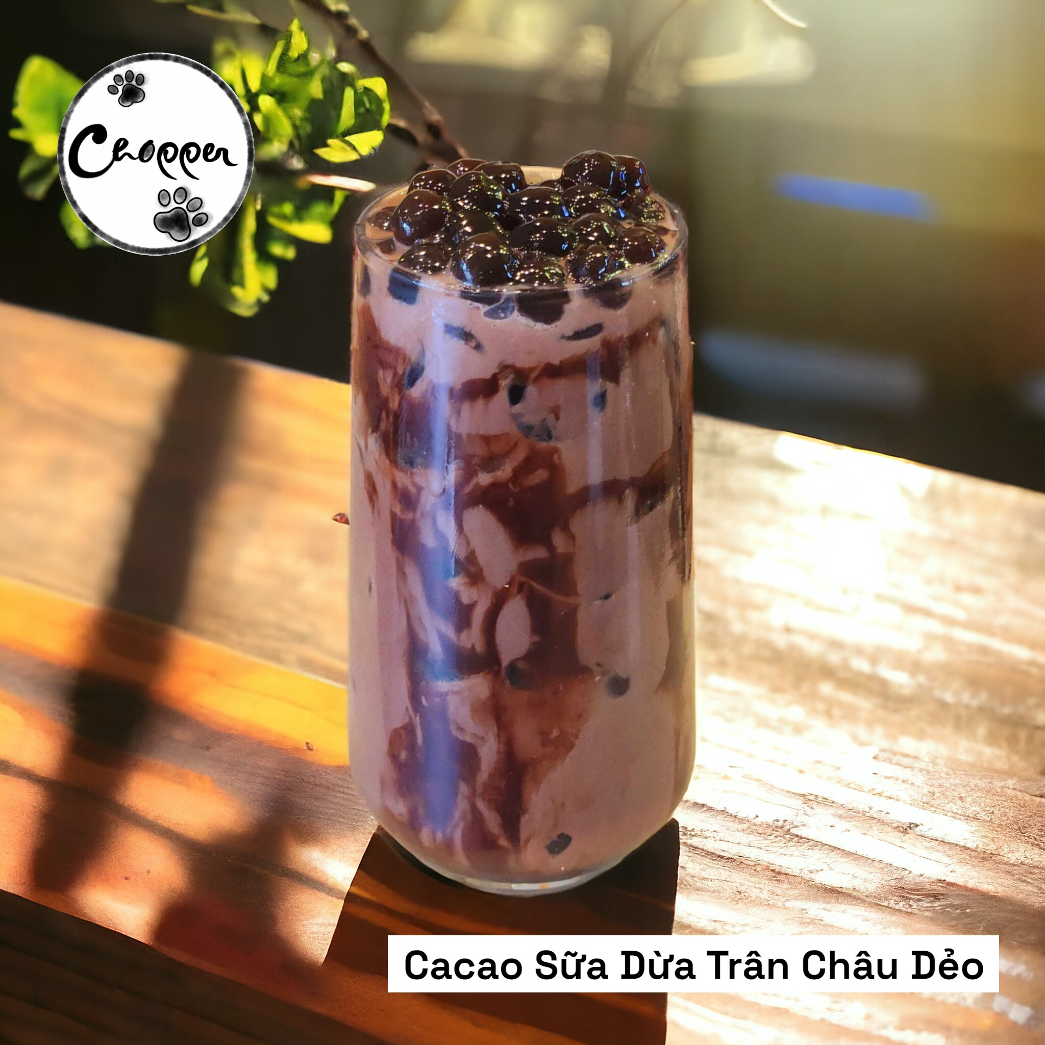 Cacao Sữa Dừa Trân Châu Dẻo